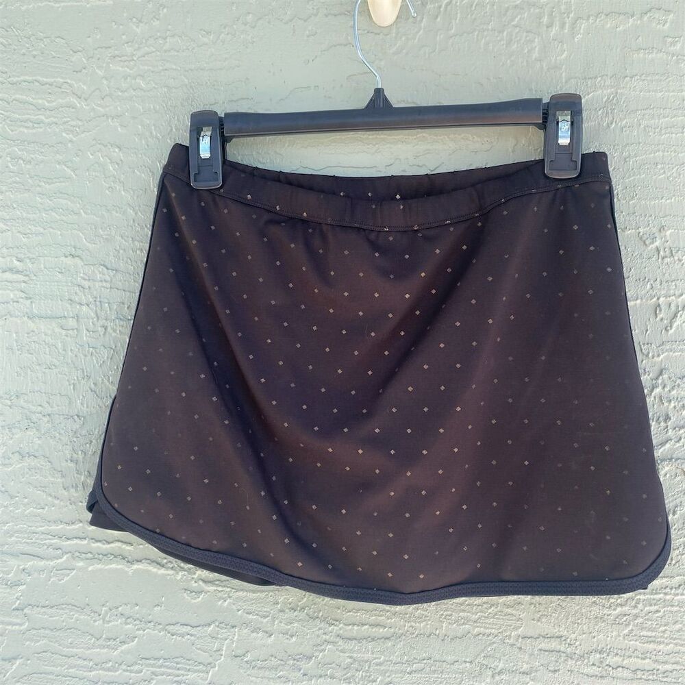 Tail Tech Women's Black Polka Dot Skort Size S Casual Lightweight